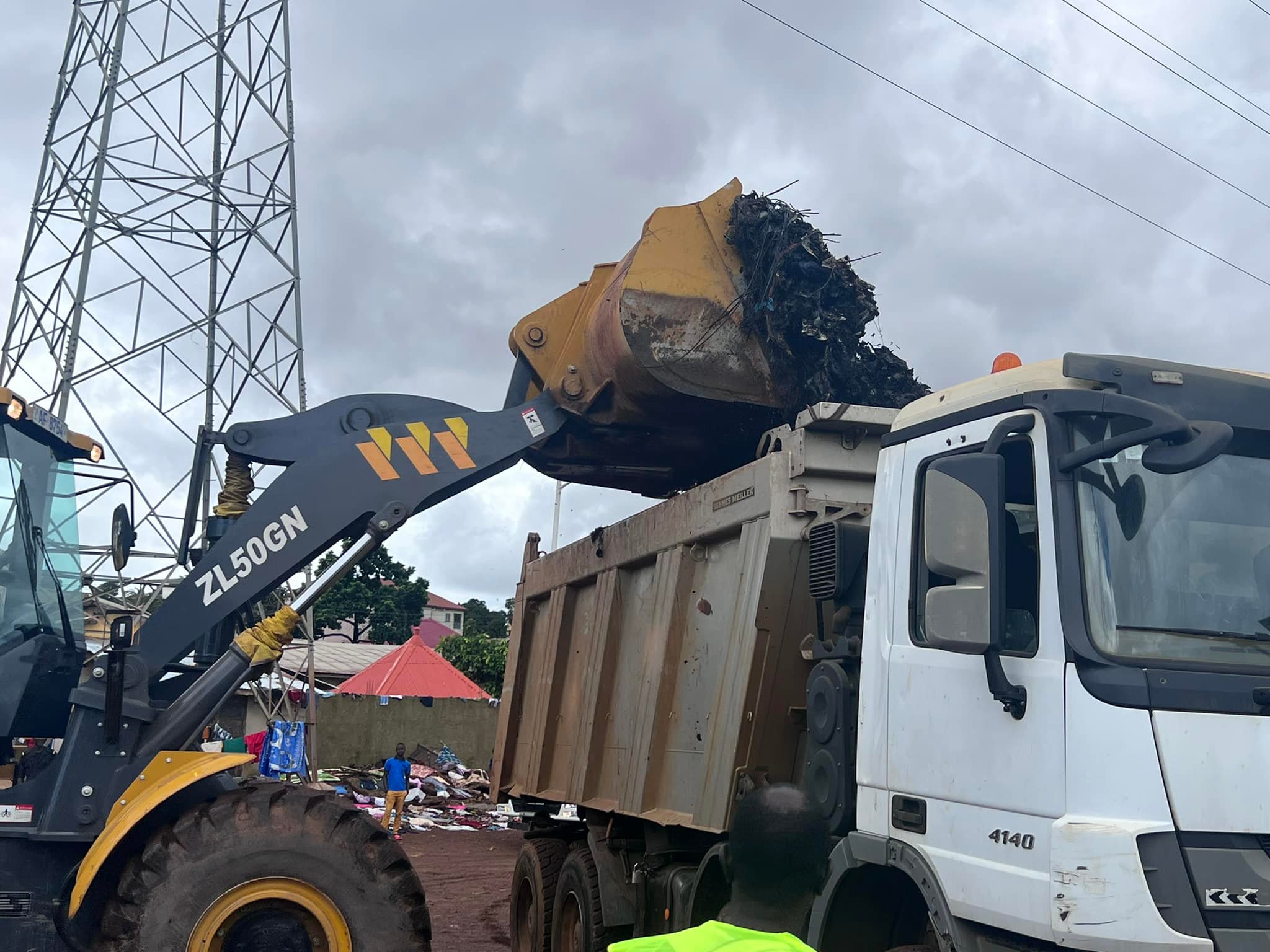 Assainissement de la ville de Conakry : Des opérations de grandes envergures à Matoto