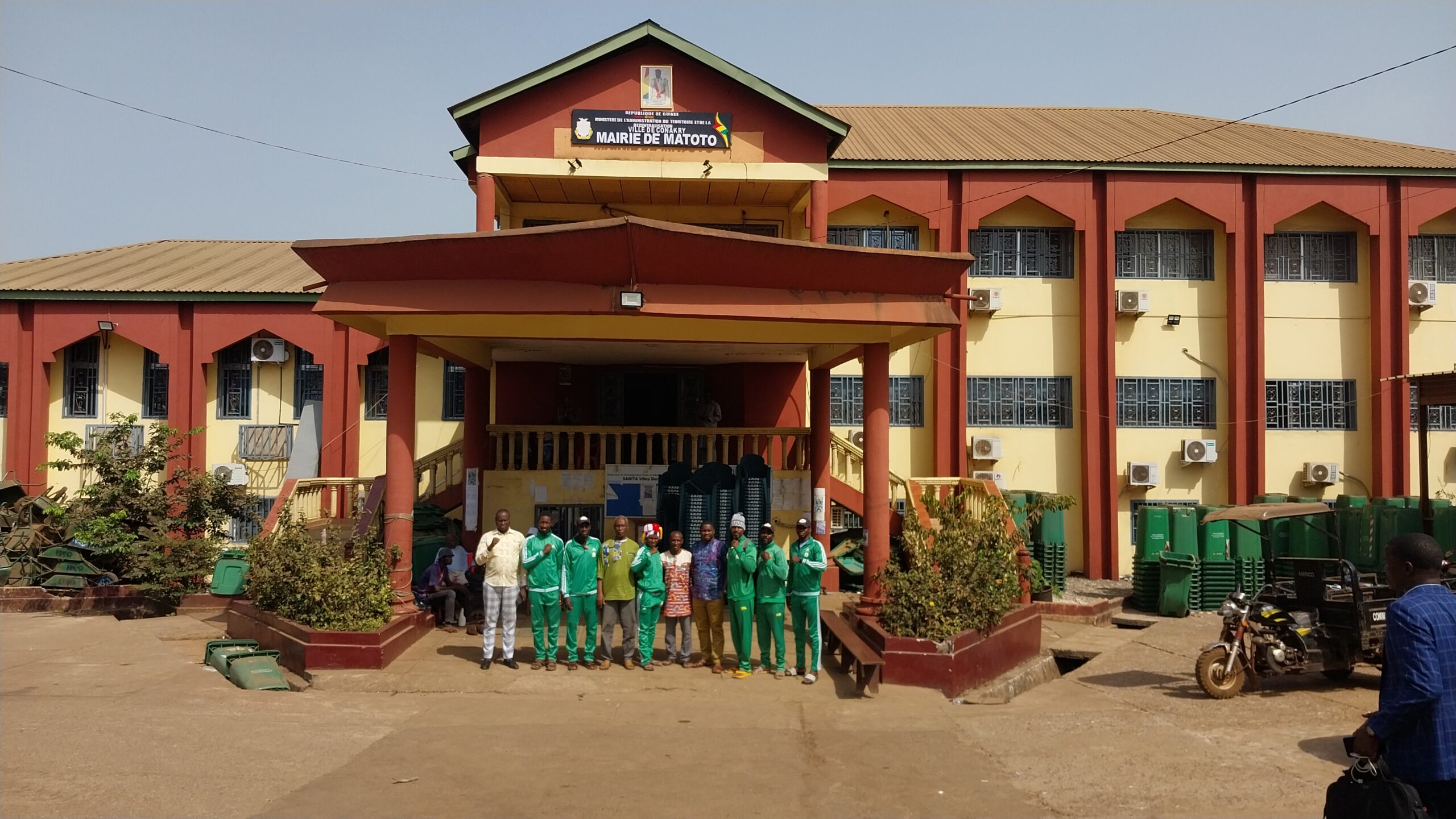 Matoto :les marcheurs maliens reçus à la mairie