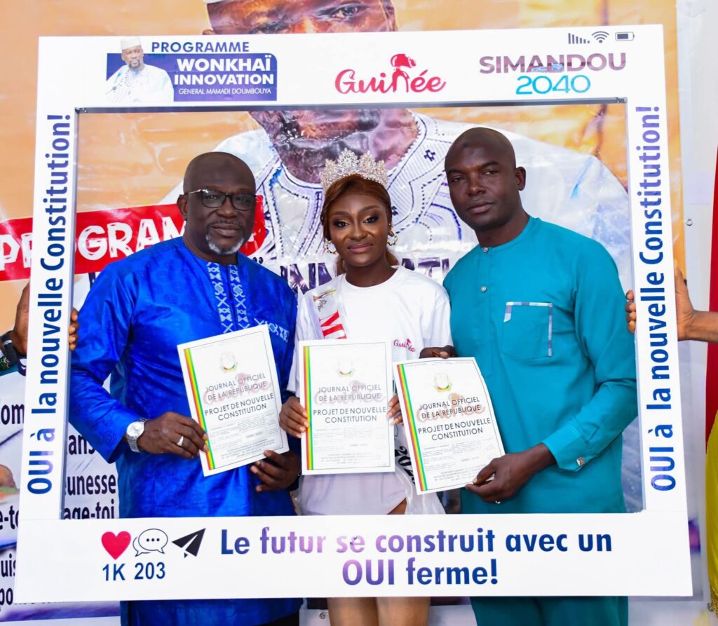CAMPAGNE DE VULGARISATION DE LA NOUVELLE CONSTITUTION : LA MISS RTG 2025 s’ENGAGE AVEC LE PROGRAMME WONKHAI INNOVATION DANS LA COMMUNE DE MATOTO