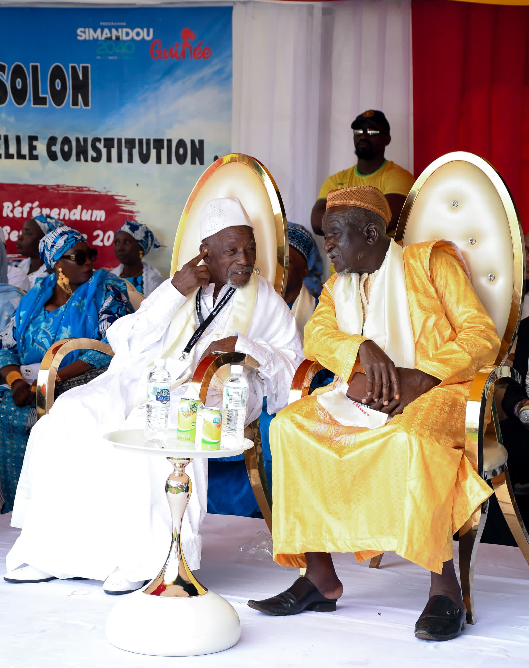 Matoto: le Président de la Délégation Spéciale aux cotés de la communauté Wossolon pour soutenir la nouvelle constitution