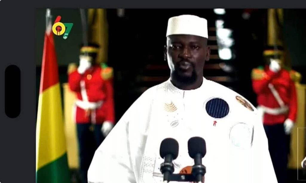 CÉLÉBRATION DU 2 OCTOBRE : l’ADRESSE À LA NATION DU CHEF DE l’ÉTAT, GÉNÉRAL MAMADI DOUMBOUYA 