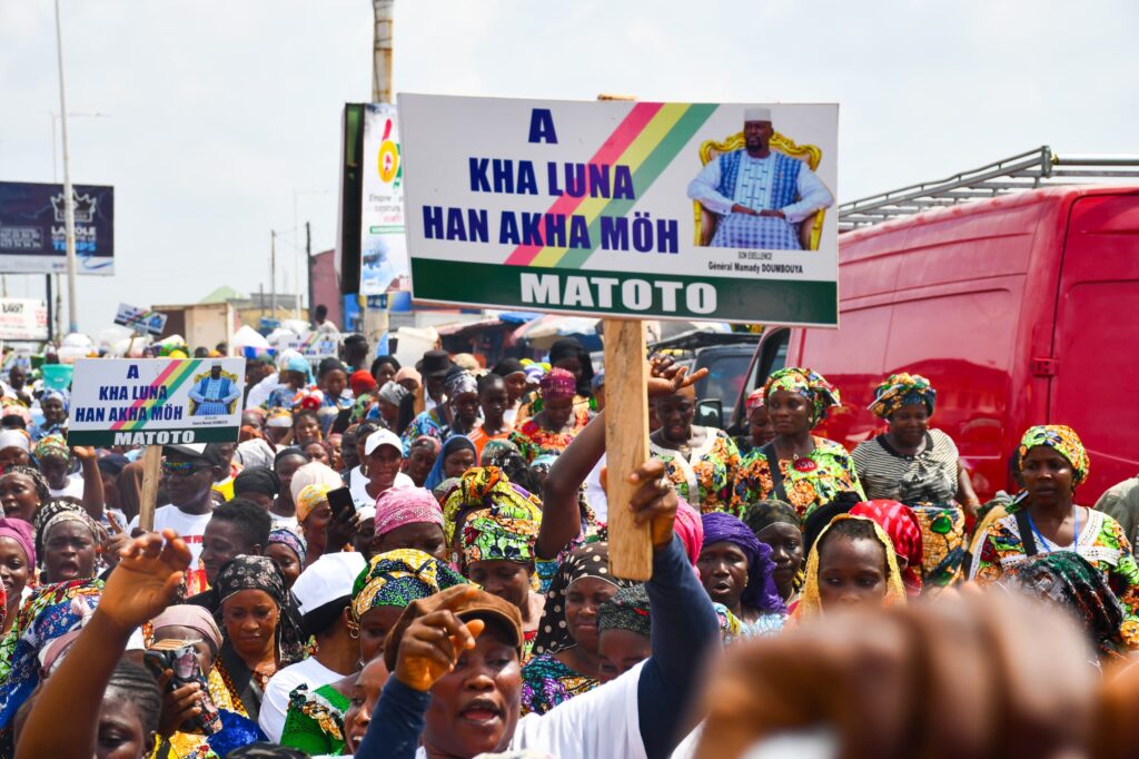 Matoto: l&rsquo;Autorité Communale fait une grandiose mobilisation pour exiger la candidature du général Mamadi Doumbouya