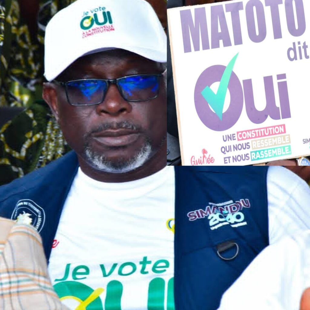 REFERUNDUM : LE PRÉSIDENT DE LA DÉLÉGATION SPÉCIALE DE MATOTO INVITE SES CITOYENS À VOTER DANS LA PAIX
