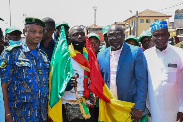 MARCHE POUR LA VICTOIRE: LE MALIEN SOULEYMANE KONATE REÇU PAR L&rsquo;AUTORITÉ COMMUNALE DE MATOTO
